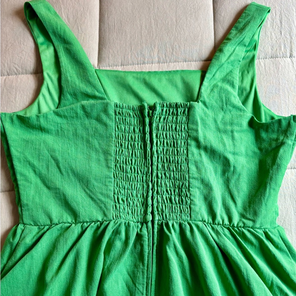 Francesca's Collections Vibrant Green Midi Dress - Picture 2 of 5
